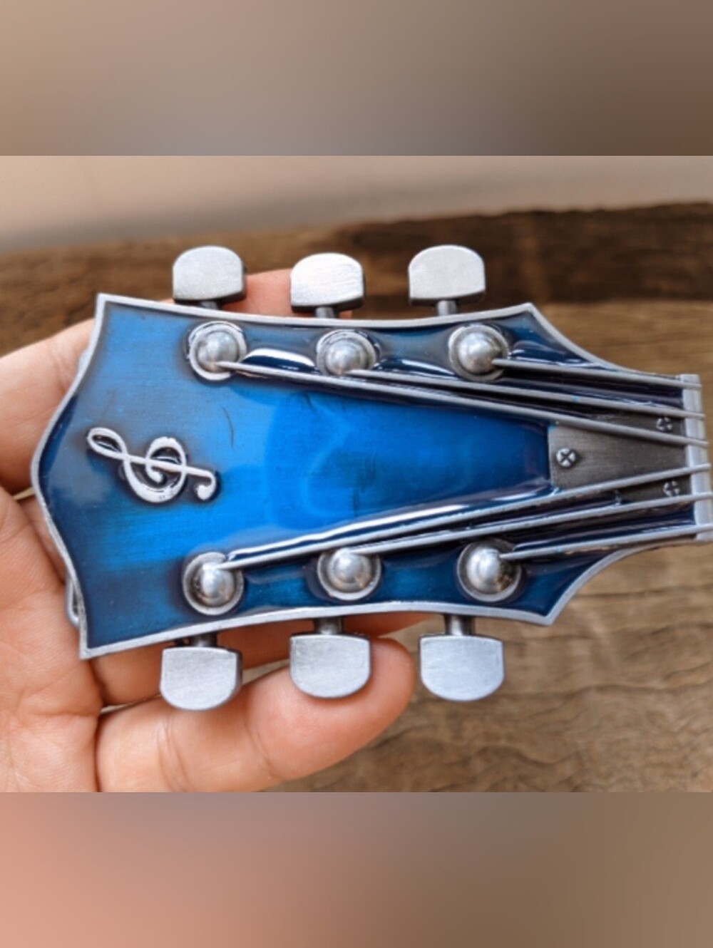 New guitar head belt buckle fits 1.5" belt See Choices Available